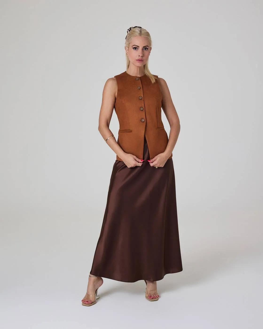 Brown Silk
