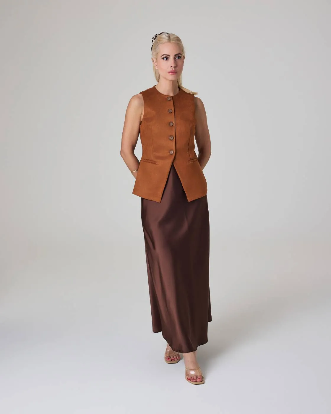 Brown Silk