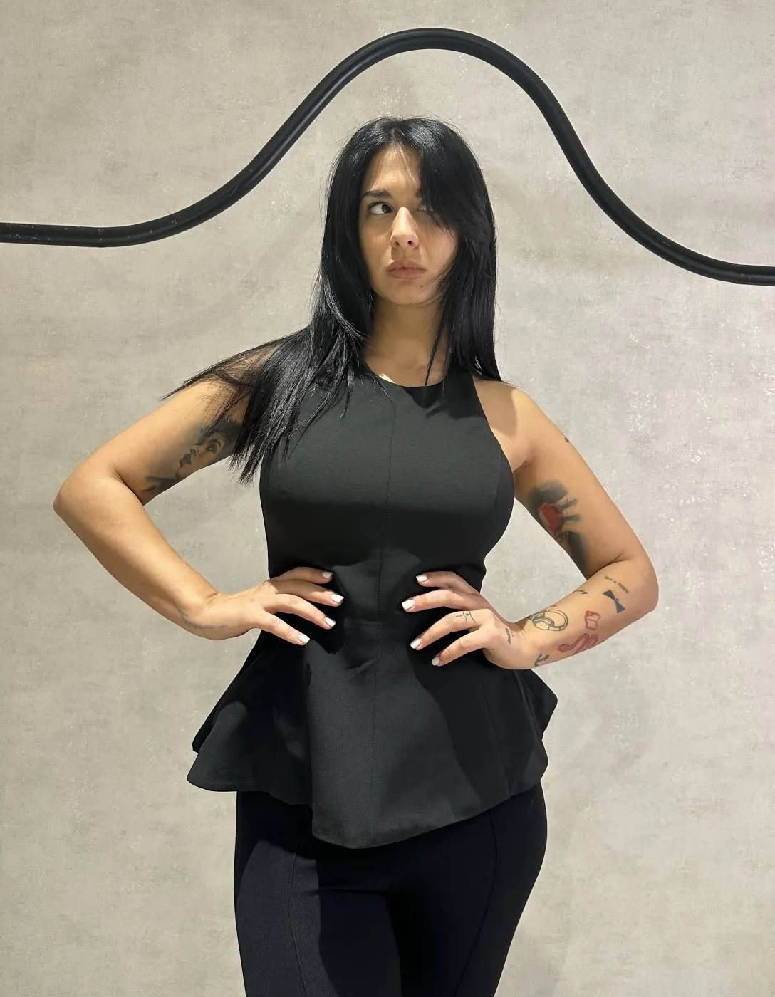 Noir Blouse