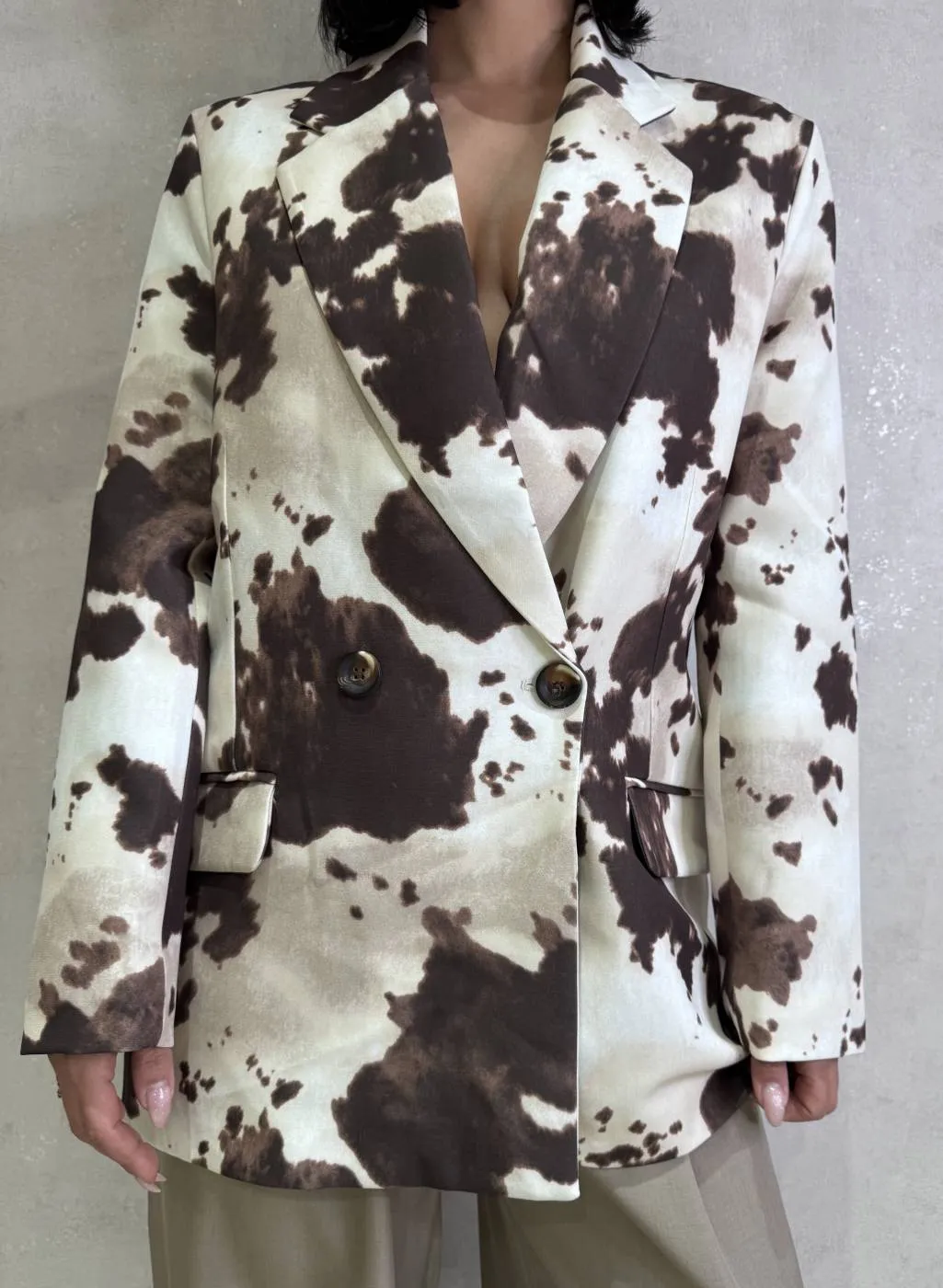 Cow blazer