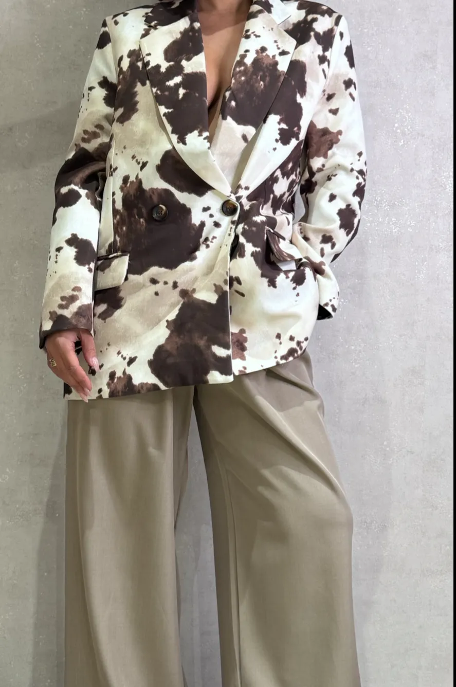 Cow blazer