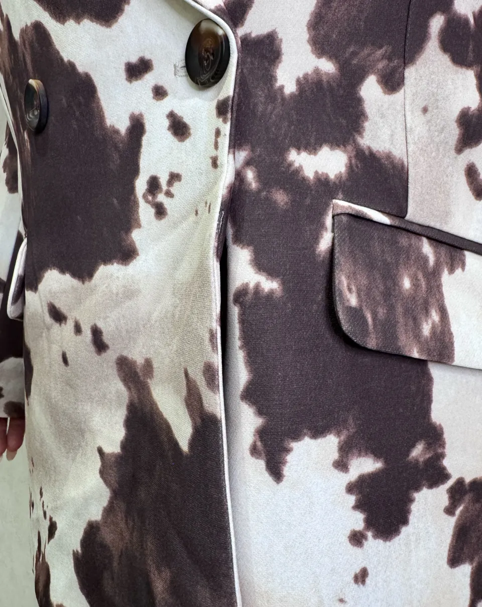 Cow blazer