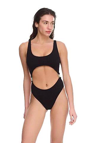 One piece cut out -Side Rings (Black) 'MALIBU'