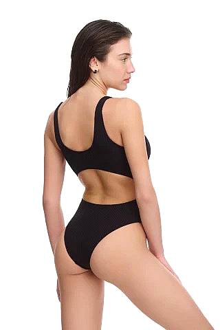 One piece cut out -Side Rings (Black) 'MALIBU'