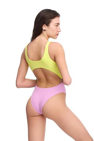 One piece cut out -Side Rings (two color) 'MALIBU'