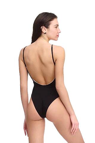 One piece strap chain detail (Black)'IBIZA'
