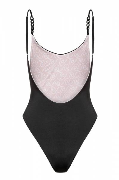 One piece strap chain detail (Black)'IBIZA'