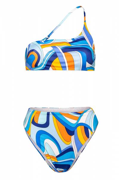 One shoulder - High Waist Bikini 'CUBA'