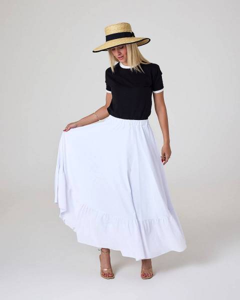 Ivory skirt