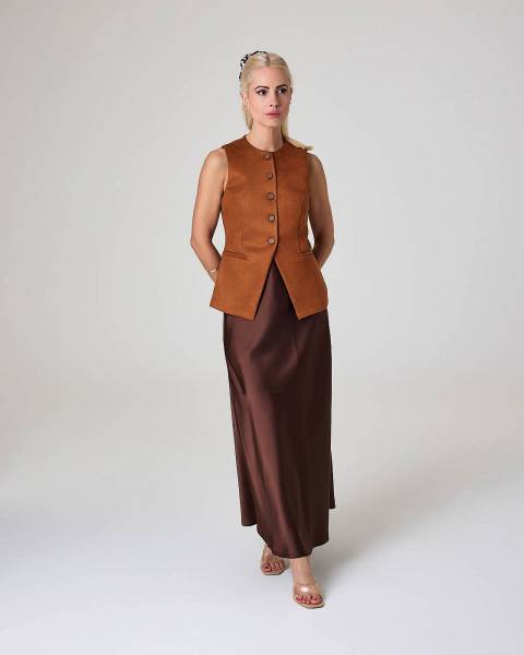 Brown Silk