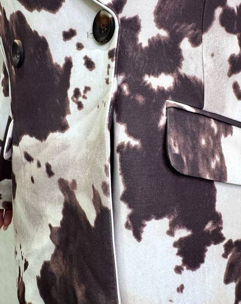 Cow blazer