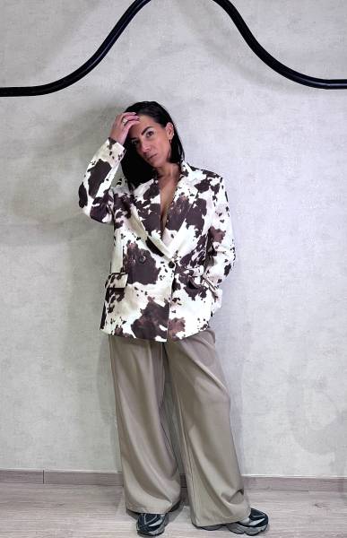 Cow blazer