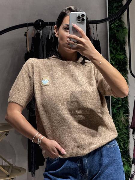 Teddy-Bear Cardigan Brown