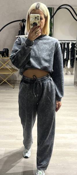 Stay cozy set grey
