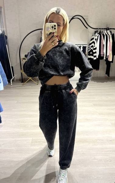 Stay cozy set black