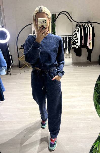 Stay cozy set blue