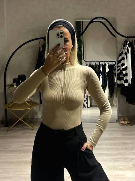 Elan bodysuit nude