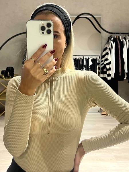 Elan bodysuit nude